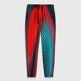 Мужские брюки 3D с принтом Абстрактная неоновая наноброня   Красный , 100% полиэстер | манжеты по низу, эластичный пояс регулируется шнурком, по бокам два кармана без застежек, внутренняя часть кармана из мелкой сетки | 3d | abstraction | armor | art | artwork | colorful | colors | cyperpunk | geometry | graphics | neon | patterns | surrealism | sweethuman | sweethumen | абстракция | арт | броня | геометрия | графика | искусство | кибербанк | неон | разноцветный | сюрреа