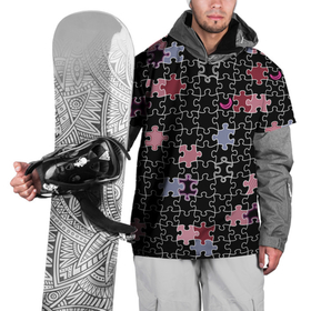 Накидка на куртку 3D с принтом Пазлы, винтаж, ретро , 100% полиэстер |  | 70е | extraordinary | mosaic | neon | puzzles | retro | vintage | винтаж | винтажный стиль | мозаика | необычные | неон | пазлы | полоски | ретро | текстуры | фигуры