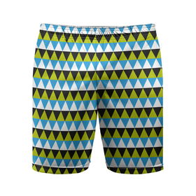 Мужские шорты спортивные с принтом Геометрические треугольники ,  |  | абстрактные | классика | классические | нейтральные | спокойные | узор | узоры