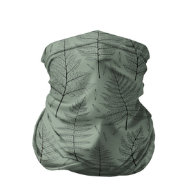 Бандана-труба 3D с принтом Листья папоротника на зеленом фоне Минимализм в Курске, 100% полиэстер, ткань с особыми свойствами — Activecool | плотность 150‒180 г/м2; хорошо тянется, но сохраняет форму | Тематика изображения на принте: fern | greensoul | leaves | листья | листья папоротника | минимализм | минималистичный | папоротник | растения | растительный