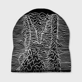 Шапка 3D с принтом Чёрно белый объёмный растр в Санкт-Петербурге, 100% полиэстер | универсальный размер, печать по всей поверхности изделия | abstraction | minimalism | raster | volume | абстракция | минимализм | объём | растр