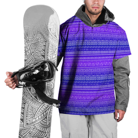 Накидка на куртку 3D с принтом Узор в стиле бохо на фиолетовом фоне в Белгороде, 100% полиэстер |  | Тематика изображения на принте: bohemian chic | boho | богемный шик | бохо | графика