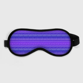 Маска для сна 3D с принтом Узор в стиле бохо на фиолетовом фоне в Новосибирске, внешний слой — 100% полиэфир, внутренний слой — 100% хлопок, между ними — поролон |  | Тематика изображения на принте: bohemian chic | boho | богемный шик | бохо | графика