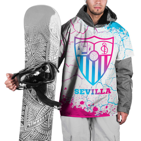 Накидка на куртку 3D с принтом Sevilla FC Neon Gradient в Новосибирске, 100% полиэстер |  | Тематика изображения на принте: club | football | logo | paint | sevilla | брызги | градиент | клуб | краска | лого | мяч | неон | севилья | символ | спорт | футбол | футболист | футболисты | футбольный