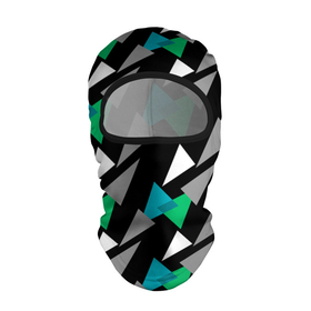 Балаклава 3D с принтом Разноцветные треугольники на черном фоне в Курске, 100% полиэстер, ткань с особыми свойствами — Activecool | плотность 150–180 г/м2; хорошо тянется, но при этом сохраняет форму. Закрывает шею, вокруг отверстия для глаз кайма. Единый размер | Тематика изображения на принте: геометрический узор | зеленый | серый | темный узор | треугольники