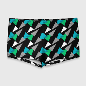 Мужские купальные плавки 3D с принтом Разноцветные треугольники на черном фоне в Курске, Полиэстер 85%, Спандекс 15% |  | Тематика изображения на принте: геометрический узор | зеленый | серый | темный узор | треугольники