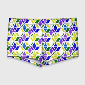 Мужские купальные плавки 3D с принтом Разноцветный неоновый геометрический узор в Петрозаводске, Полиэстер 85%, Спандекс 15% |  | геометрические фигуры | геометрический узор | неоновый зеленый | неоновый узор | разноцветный | фиолетовый