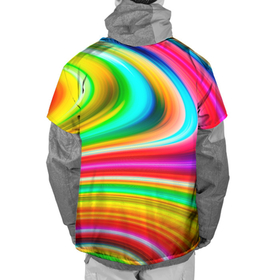 Накидка на куртку 3D с принтом Rainbow colors в Новосибирске, 100% полиэстер |  | blue | bright | color | green | orange | pastel | pattern | pink | purple | rainbow | red | summer | yellow | желтый | зеленый | красный | летний | оранжевый | пастельный | радуга | розовый | синий | узор | фиолетовый | цветной | яркий