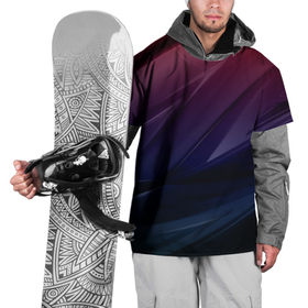 Накидка на куртку 3D с принтом Geometry violet dark в Новосибирске, 100% полиэстер |  | 3d | 3д | black | red | texture | геометрия | красно синее | синий | текстуры | фигуры | фиолетовый | черно фиолетовый | черный