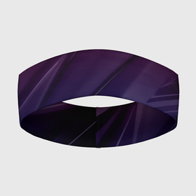 Повязка на голову 3D с принтом Geometry violet dark в Курске,  |  | 3d | 3д | black | red | texture | геометрия | красно синее | синий | текстуры | фигуры | фиолетовый | черно фиолетовый | черный