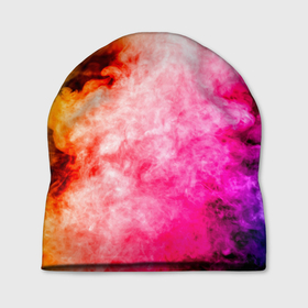 Шапка 3D с принтом Взрыв Красок I Дым в Курске, 100% полиэстер | универсальный размер, печать по всей поверхности изделия | арт | дым | искуство | красочный | лето | настроение | позитив | яркий