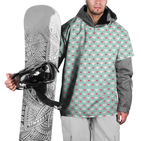 Накидка на куртку 3D с принтом Светлые сердечки узоры в Тюмени, 100% полиэстер |  | абстрактные | абстракция | геометрия | классика | классические | нейтральные | спокойные | узор | узоры