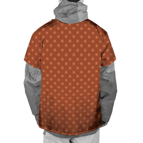 Накидка на куртку 3D с принтом Коричневые звездочки в Тюмени, 100% полиэстер |  | абстрактные | абстракция | геометрия | классика | классические | нейтральные | спокойные | узор | узоры