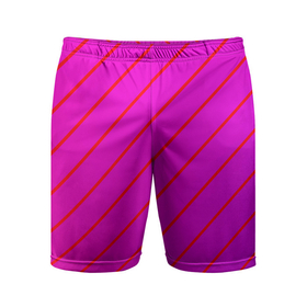 Мужские шорты спортивные с принтом Розовый и фиолетовые линии ,  |  | абстрактные | геометрия | классика | классические | нейтральные | спокойные | узор | узоры