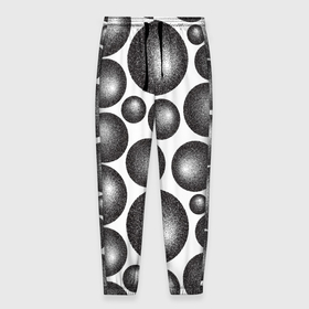 Мужские брюки 3D с принтом Объёмные шары   текстура в Екатеринбурге, 100% полиэстер | манжеты по низу, эластичный пояс регулируется шнурком, по бокам два кармана без застежек, внутренняя часть кармана из мелкой сетки | 3d | 3д | геометрия | объёмная | объёмные | паттерн | текстура | шары