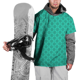 Накидка на куртку 3D с принтом Классические узоры на бирюзовом фоне в Тюмени, 100% полиэстер |  | абстрактные | геометрия | классика | классические | нейтральные | спокойные | узор | узоры