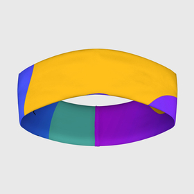 Повязка на голову 3D с принтом Яркие разноцветные пятна в Тюмени,  |  | абстрактные | геометрия | классика | классические | нейтральные | спокойные | узор | узоры