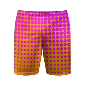 Мужские шорты спортивные с принтом Желто розовый градиент ,  |  | абстрактные | классика | классические | нейтральные | спокойные | узор | узоры