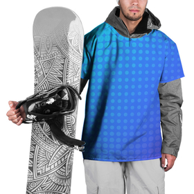 Накидка на куртку 3D с принтом Blue gradient в Тюмени, 100% полиэстер |  | абстрактные | классика | классические | нейтральные | спокойные | узор | узоры