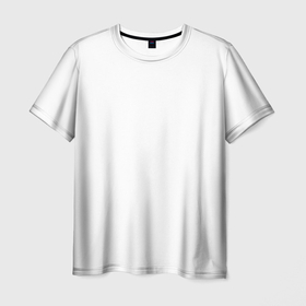 Мужская футболка 3D с принтом Белая базовая 2 , 100% полиэфир | прямой крой, круглый вырез горловины, длина до линии бедер | 