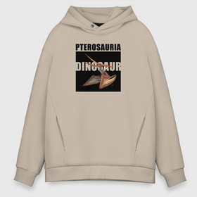 Мужское худи Oversize хлопок с принтом Динозавр с крыльями в Белгороде, френч-терри — 70% хлопок, 30% полиэстер. Мягкий теплый начес внутри —100% хлопок | боковые карманы, эластичные манжеты и нижняя кромка, капюшон на магнитной кнопке | pterosaura | динозавры с крыльями | крылатые динозавры | крылатые ящеры | летающие динозавры | летающие ящеры | птерозавр