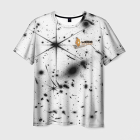 Мужская футболка 3D с принтом James Webb   первое фото в Курске, 100% полиэфир | прямой крой, круглый вырез горловины, длина до линии бедер | Тематика изображения на принте: астрономия | астрофизика | вебб | вселенная | галактика | джеймс вебб | звезды | космос | наука | телескоп
