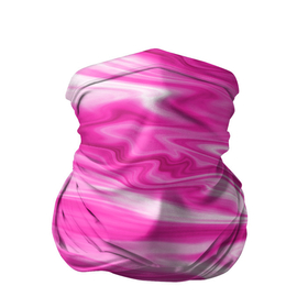 Бандана-труба 3D с принтом Розовая мраморная текстура в Курске, 100% полиэстер, ткань с особыми свойствами — Activecool | плотность 150‒180 г/м2; хорошо тянется, но сохраняет форму | Тематика изображения на принте: абстрактный узор | мрамор | мраморный узор | пятна | разводы | розовый | розовый мрамор
