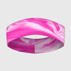 Повязка на голову 3D с принтом Розовая мраморная текстура в Тюмени,  |  | абстрактный узор | мрамор | мраморный узор | пятна | разводы | розовый | розовый мрамор