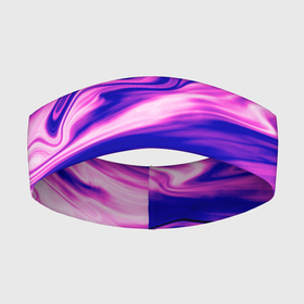 Повязка на голову 3D с принтом Розово фиолетовый мраморный узор в Екатеринбурге,  |  | абстрактный узор | мрамор | мраморный узор | розовый | фиолетовый
