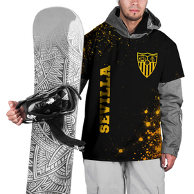 Накидка на куртку 3D с принтом Sevilla   Gold Gradient , 100% полиэстер |  | Тематика изображения на принте: 