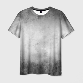 Мужская футболка 3D с принтом Chrome texture в Петрозаводске, 100% полиэфир | прямой крой, круглый вырез горловины, длина до линии бедер | chrome texture | нейтральный цвет | серая краска | текстура хрома | хром
