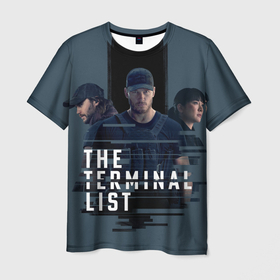Мужская футболка 3D с принтом The Terminal List в Тюмени, 100% полиэфир | прямой крой, круглый вырез горловины, длина до линии бедер | Тематика изображения на принте: 