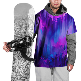 Накидка на куртку 3D с принтом Purple splashes , 100% полиэстер |  | abstraction | blue | bright | brush | multicoloured | paint | pink | purple | splashes | абстракция | арт | брызги | кисть | краска | рисунок | розовый | синий | темный | фиолетовый | яркий