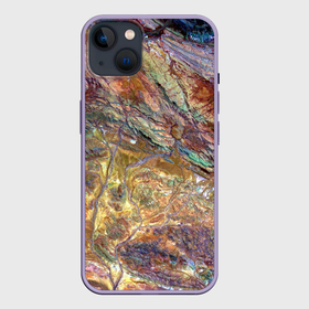 Чехол для iPhone 14 Plus с принтом Горная порода возраст которых превышает 3,6 миллиарда лет в Кировске,  |  | 