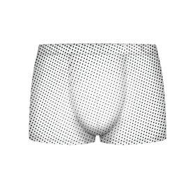 Мужские трусы 3D с принтом Газетные точки   текстура в Санкт-Петербурге, 50% хлопок, 50% полиэстер | классическая посадка, на поясе мягкая тканевая резинка | Тематика изображения на принте: газета | паттерн | печать | текстура | точки