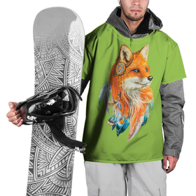 Накидка на куртку 3D с принтом Fox patrikeevna в Курске, 100% полиэстер |  | animal | fluffy | nature | orange | red | животное | оранжевый | природа | пушистый | рыжий