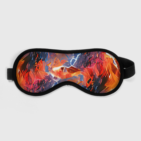 Маска для сна 3D с принтом Fire thunder в Тюмени, внешний слой — 100% полиэфир, внутренний слой — 100% хлопок, между ними — поролон |  | abstraction | art | blue | bright | fire | lightnings | multicoloured | red | thunder | абстракция | арт | буря | гром | красный | молния | огонь | пламя | разноцветный | синий | стихия | яркий