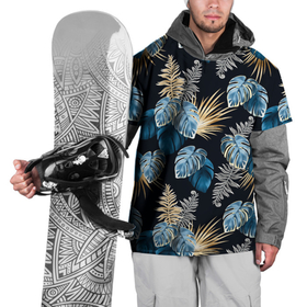 Накидка на куртку 3D с принтом Свет неоновых листьев , 100% полиэстер |  | 3d | 3д | лист | листья | неон | неоновая | неоновое | неоновый | паттерн | свет | свечение | текстура