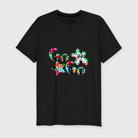 Мужская футболка хлопок Slim с принтом Go Go Аппликация разноцветные буквы , 92% хлопок, 8% лайкра | приталенный силуэт, круглый вырез ворота, длина до линии бедра, короткий рукав | Тематика изображения на принте: go go | гоу гоу | детский | модный | разноцветные буквы | спортивные танцы