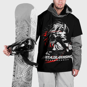 Накидка на куртку 3D с принтом Metal Gear Rising   game hero в Тюмени, 100% полиэстер |  | metal gear | metal gear rising | mgr | mgr revengeance | revengeance | мгр | метал гир райзинг | метал гир райзинг ревендженс | метал гир ризинг