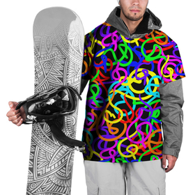 Накидка на куртку 3D с принтом Неоновый беспорядок в Тюмени, 100% полиэстер |  | Тематика изображения на принте: gradient | neon | neon stripes | pop | rainbow | stripes | texture | абстрактный рисунок | абстракция | градиент | граффити | каракули | красочный узор | линии | неоновый принт | орнамент | полосы | поп | радужный