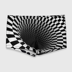 Мужские купальные плавки 3D с принтом Портал   оптическая иллюзия в Санкт-Петербурге, Полиэстер 85%, Спандекс 15% |  | 3d | 3д | геометрия | гипно | гипноарт | иллюзия | оптическая иллюзия | портал