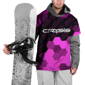 Накидка на куртку 3D с принтом Crysis pro gaming , 100% полиэстер |  | Тематика изображения на принте: 