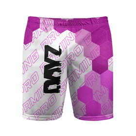 Мужские шорты спортивные с принтом DayZ pro gaming ,  |  | dayz | logo | дэйз | игра | игры | лого | логотип | символ | соты