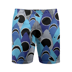 Мужские шорты спортивные с принтом Пасть акулы   паттерн в Новосибирске,  |  | jaw | pattern | shark | teeth | акула | зубы | пасть | паттерн