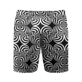 Мужские шорты спортивные с принтом Фракталы   оптическая иллюзия в Курске,  |  | Тематика изображения на принте: 3d | 3д | геометрия | гипно | оптическая иллюзия | паттерн | текстура | фракталы