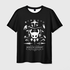 Мужская футболка 3D с принтом Hollow Knight персонажи игры в Санкт-Петербурге, 100% полиэфир | прямой крой, круглый вырез горловины, длина до линии бедер | hollow knight | the knight | детская | для детей | игра | компьютерная игра | королевство | рыцарь | темный рыцарь | холлов кнайт | холов кнайт | экшен