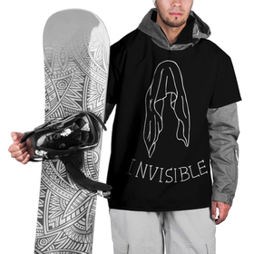 Накидка на куртку 3D с принтом Невидимка в Белгороде, 100% полиэстер |  | anti | dead | inside | invisible | minus | sad | sadness | seven | social | thousand | антисоциальный | внутри | грустный | грусть | дед | инсайд | мертвый | минус | семь | тысяча
