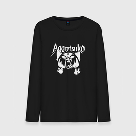 Мужской лонгслив хлопок с принтом Аггретсуко арт в Тюмени, 100% хлопок |  | aggressive retsuko | aggretsuko | anime | retsuko | агрессивная рэцуко | аниме | анимэ | рэцуко