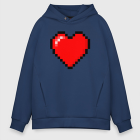 Мужское худи Oversize хлопок с принтом Пиксельное сердце здоровье   Красный , френч-терри — 70% хлопок, 30% полиэстер. Мягкий теплый начес внутри —100% хлопок | боковые карманы, эластичные манжеты и нижняя кромка, капюшон на магнитной кнопке | abstraction | art | artwork | colorful | colors | game | graphics | health | heart | meme | memes | patterns | pixel | surrealism | sweethuman | sweethumen | абстракция | арт | графика | здоровье | игры | искусство | мем | мемы | пиксель | разноцветный | 